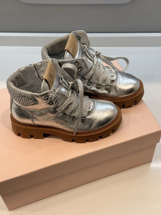 Дитячі шкіряні сапожки Monnalisa 28 розмір