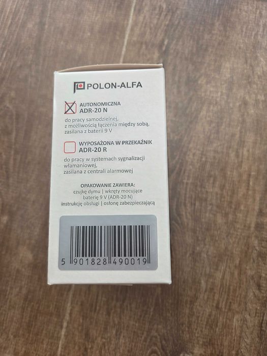 Czujka dymu Polon-Alfa ADR 20-N