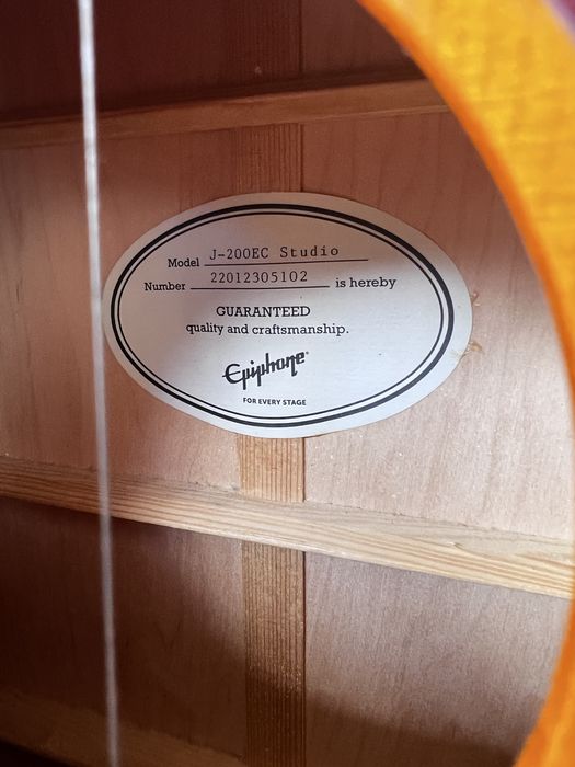 Gitara Epiphone J-200EC Studio