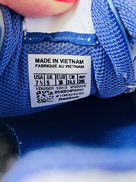 Damskie buty sportowe adidasy Reebok Classic Jogger 38 niebieskie fiol