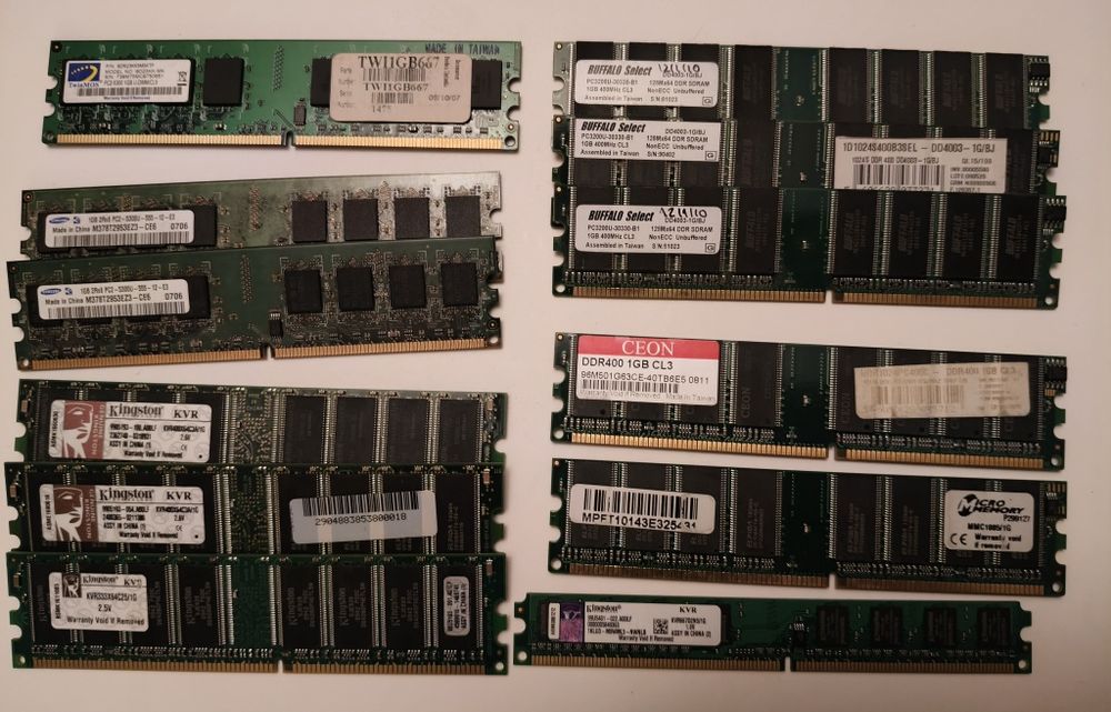 Memória DDR 1GB para PC