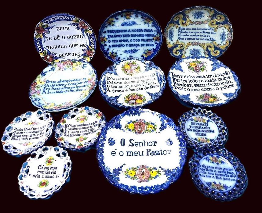 Pratos falantes, loiça tradicional de Alcobaça