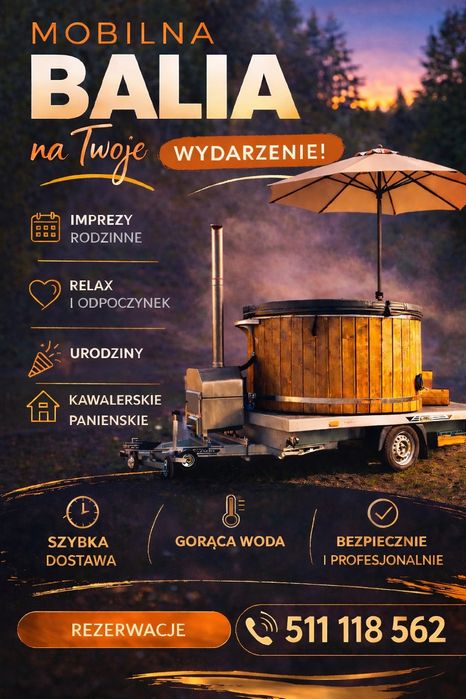 Wynajem mobilnej bali
