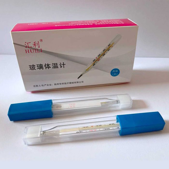 ртутний термометр у футлярі градусник ртутний скляний медичний. 150грн