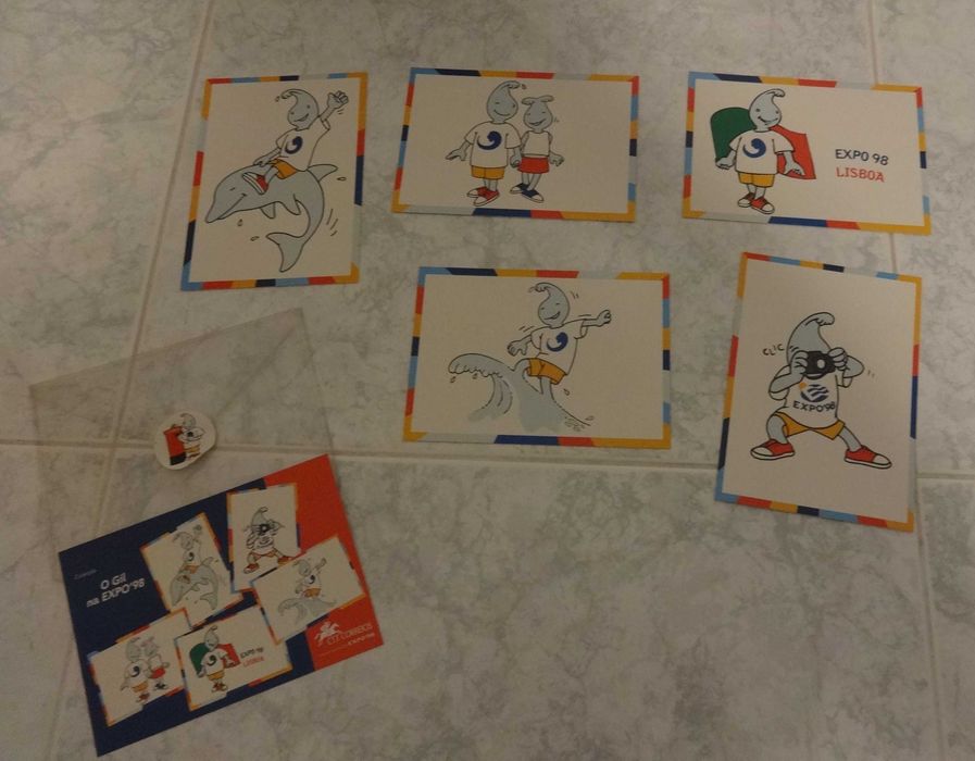 Coleção Postais “O Gil na Expo'98 – Não Circulados