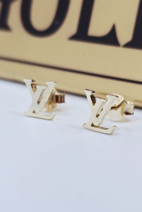 Złote kolczyki wtykane próba 585 14k