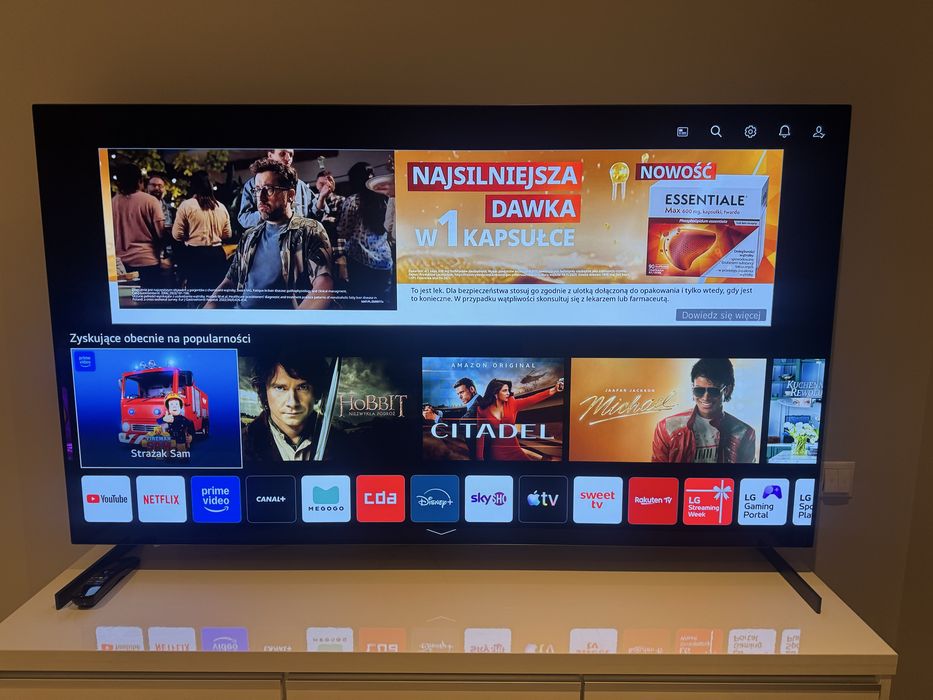 Telewizor OLED LG OLED65GX3LA 65 cali 4K UHD 120hz