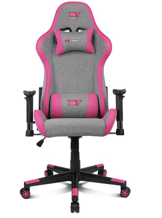 Cadeiras Gaming XL – Rosa e Preta, excelente estado
