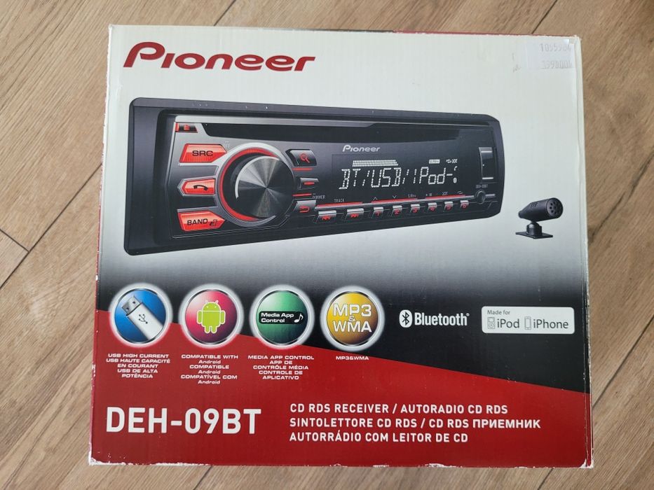 Radio samochodowe Pioneer DEH-09BT