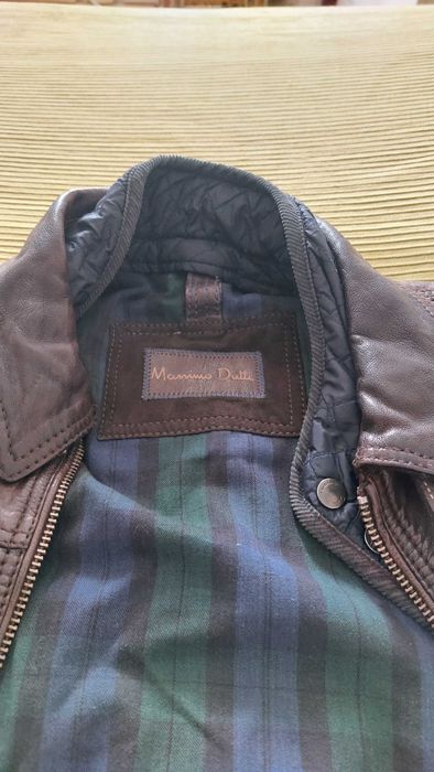 Casaco Novo de pele verdadeira (Massimo Dutti) - Homem