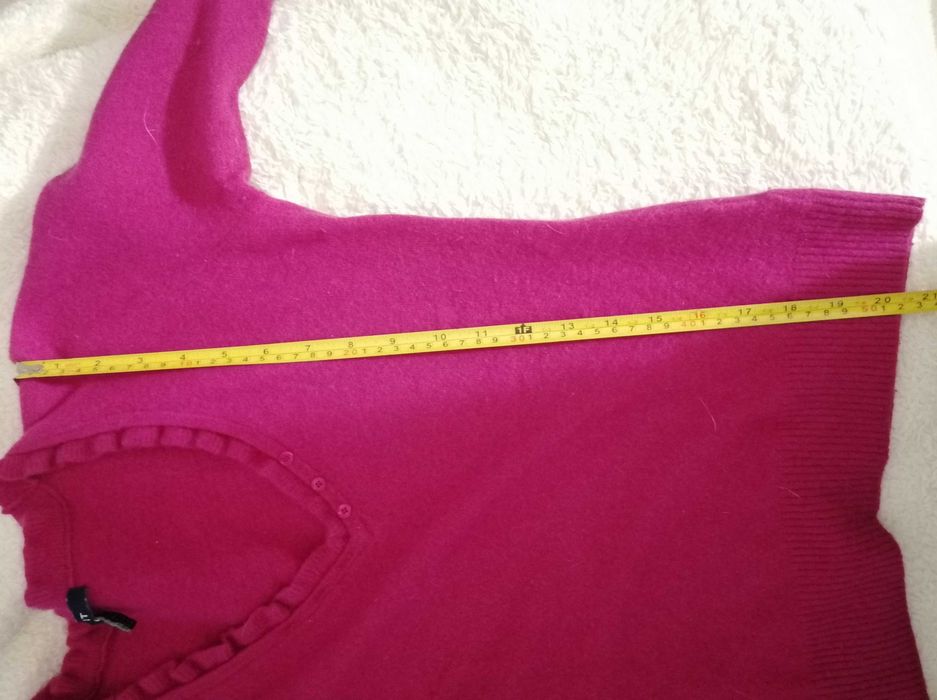 Camisola Pullover decote em V cashemira