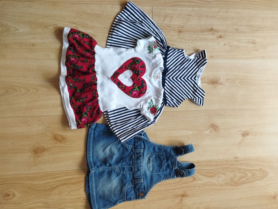 Paczka ubranek dla dziewczynki r. 74