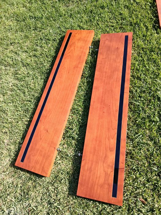 Móvel tv sala madeira e vidro