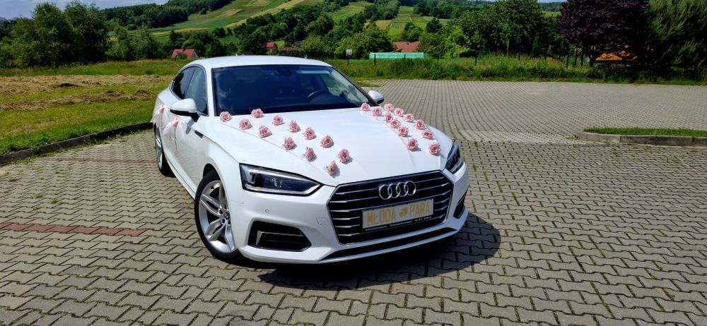 Auto do ślubu / Samochód do ślubu / Białe Audi A5 / Wolne terminy!