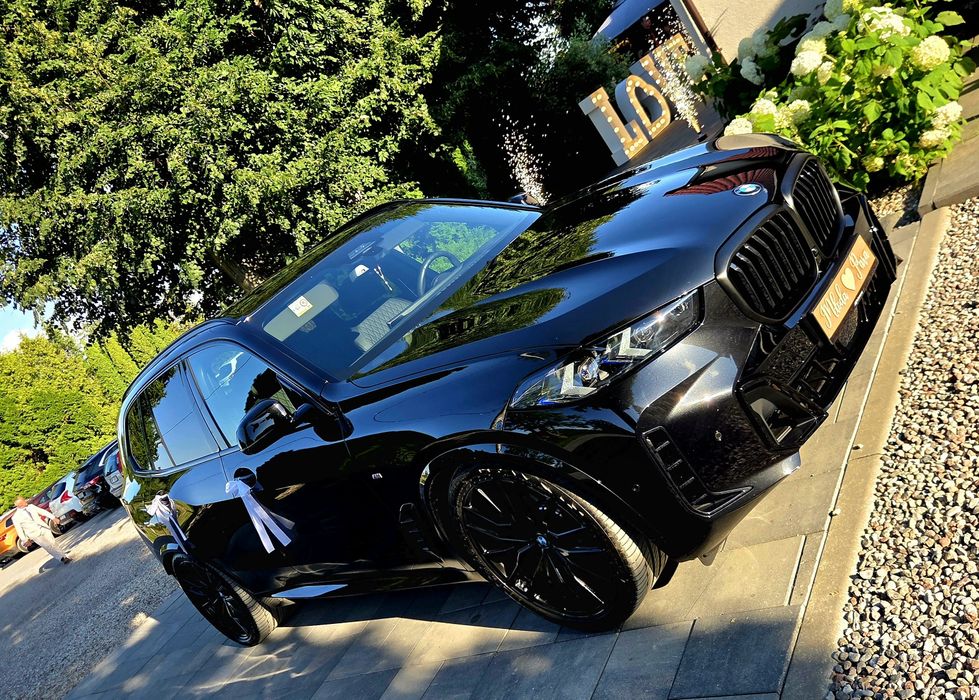 Auto do ślubu BMW X5 40D - czarny szafir 2026!