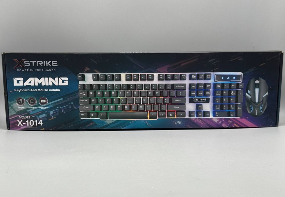 Комплект игровой‼️Led RGB Клавиатура + Мышь с радужной подсвет