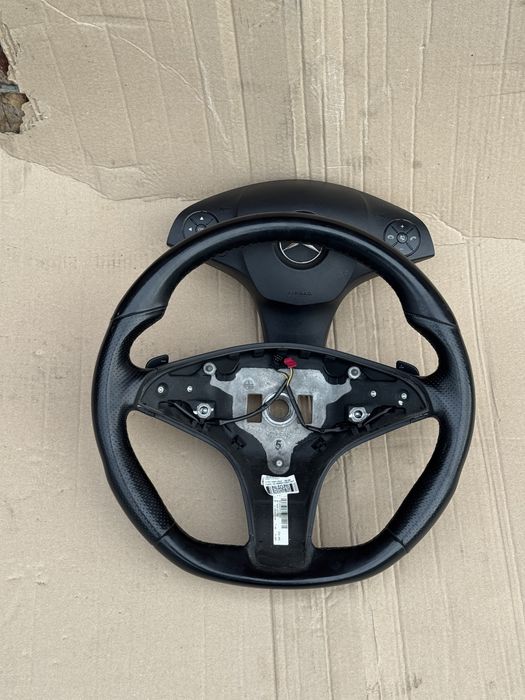 Кермо руль Mercedes W207 w212 AMG лепестки airbag подушка