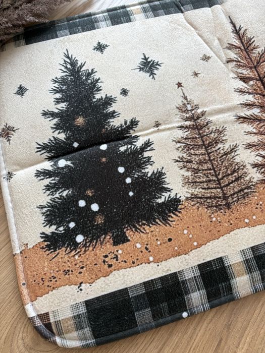 Swiateczny dywanik do domu mata do przedpokoju