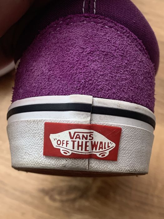 Filletowe tenisówki Vans Old School