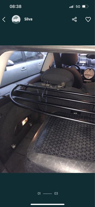 Grade divisória mala mini Clubman R55