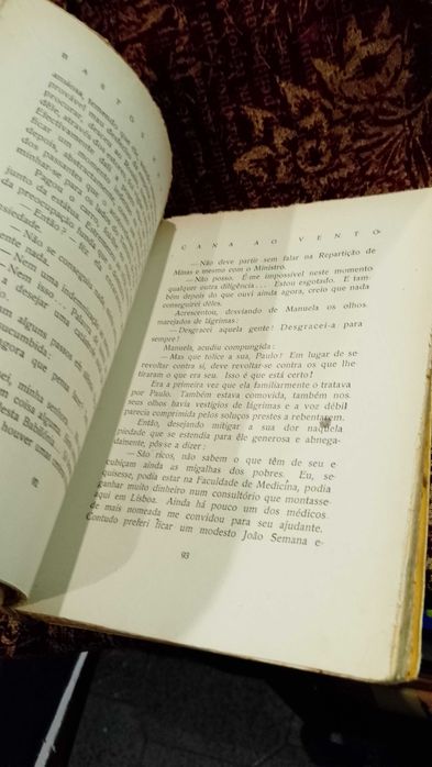 Cana ao Vento 1944 Bastos Xavier 1ª Edição