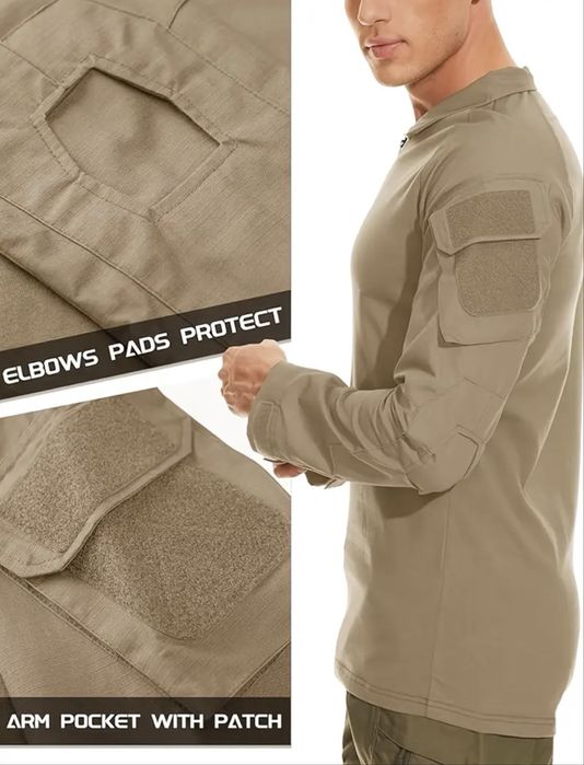 Тактична футболка з довгим рукавом G2 Top з молнією 1/4