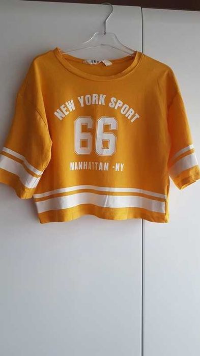 Nowość 2024:) krótka bluzeczka H&M roz 146/152