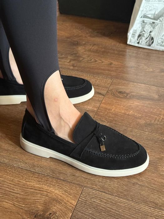 Лофери жіночі з натуральної замші