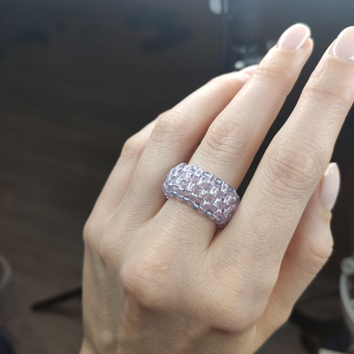 Pierścionek z koralików