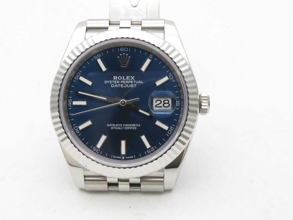Rolex Datejust 41 – синій циферблат, браслет Jubilee – реальні фото