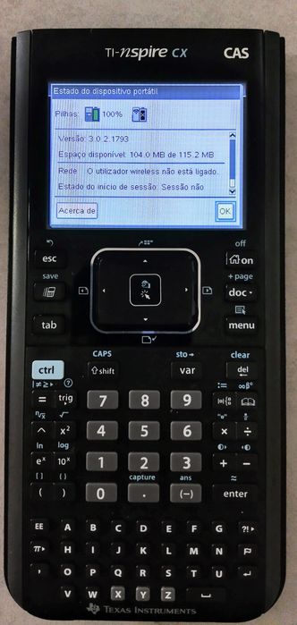 Calculadora Texas TI-NSPIRE CX CAS