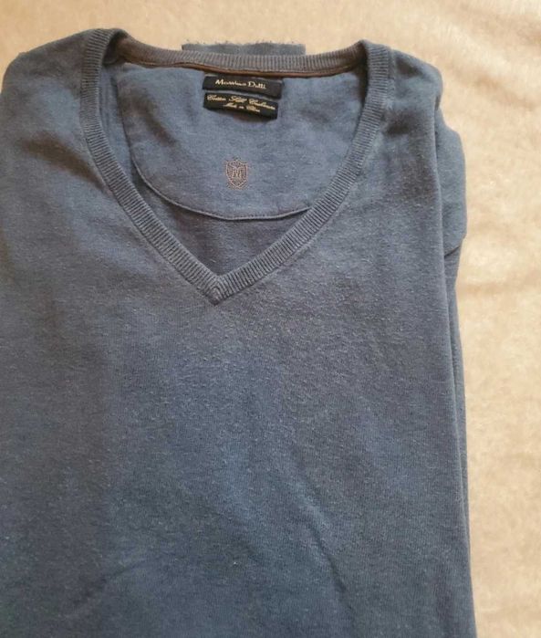 Polo Azul Marinho Massimo Dutti