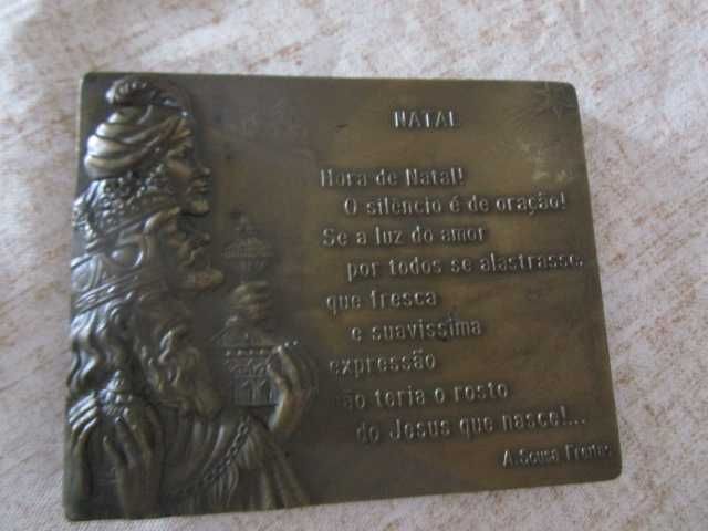 Medalha antiga Natal 1981