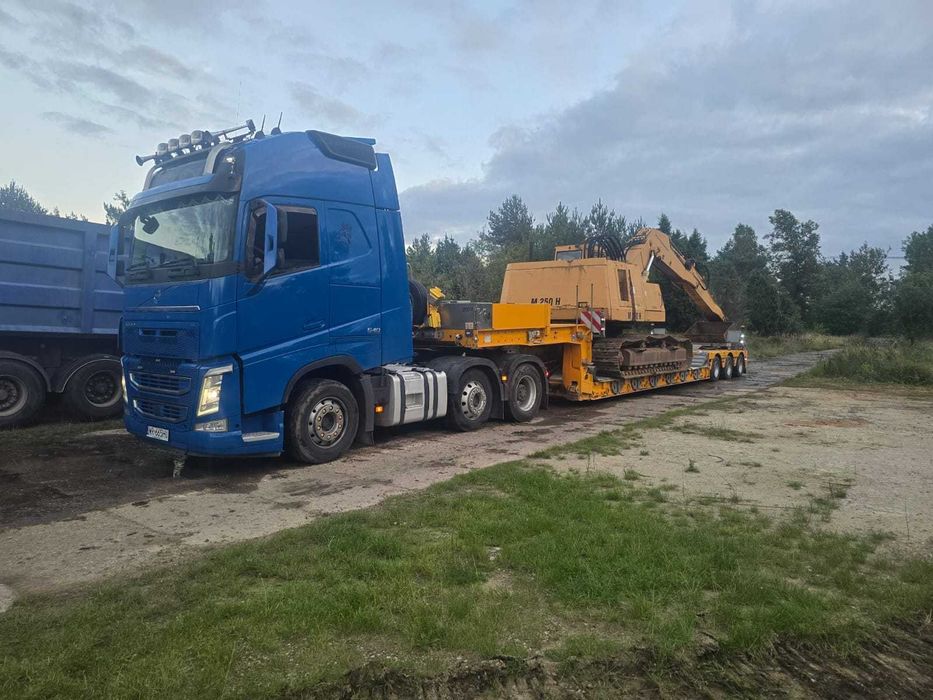 Transport niskopodwoziowy gabarytowy laweta