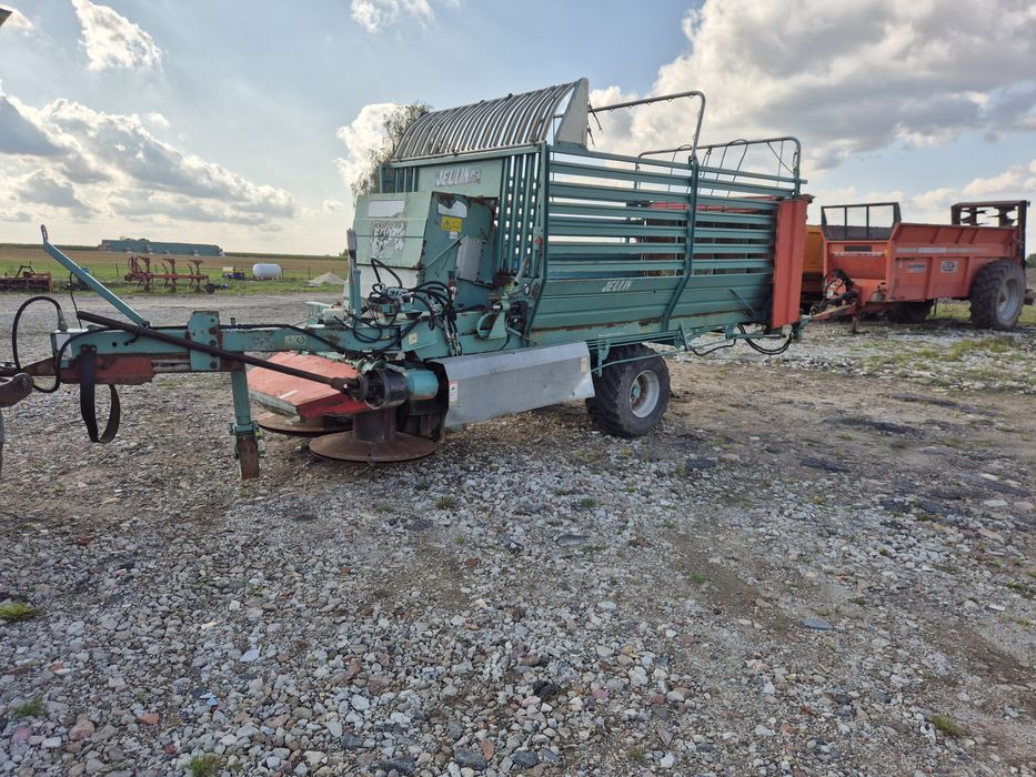 Przyczepa samozbierająca Jeaulin 2012R krone strautmann