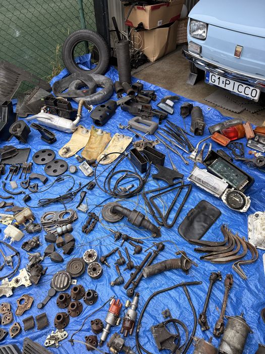 Części Fiat 126p ST FL EL prądnica szyby aparaty zapłonowe