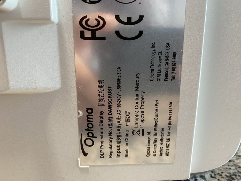 Projektor krótkiego rzutu Optoma w320ust