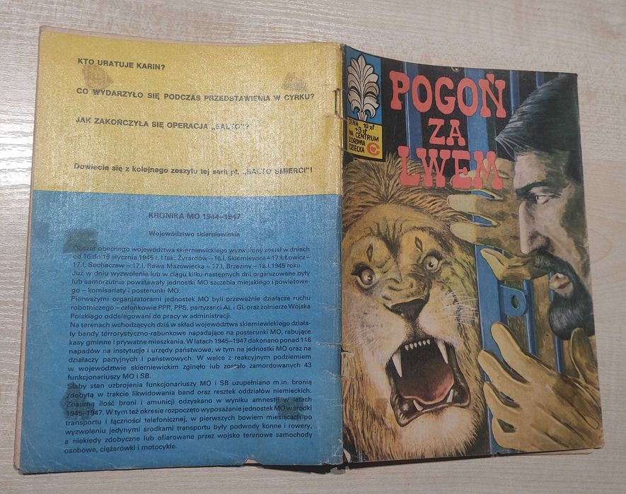 Kapitan Żbik - Pogoń za lwem - wydanie 2 1980