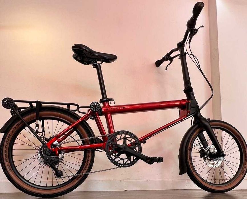 Ahooga A-MAX bicicleta dobrável ultra compacta