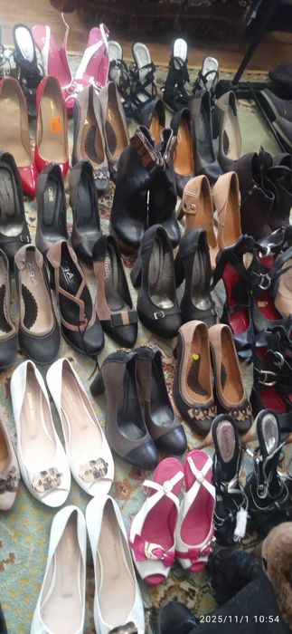 Жіноче взуття оптом. 80 пар. Нове з Польщі. Високий каблук.