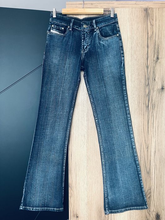 Spodnie damskie jeansowe dzwony 34/XS