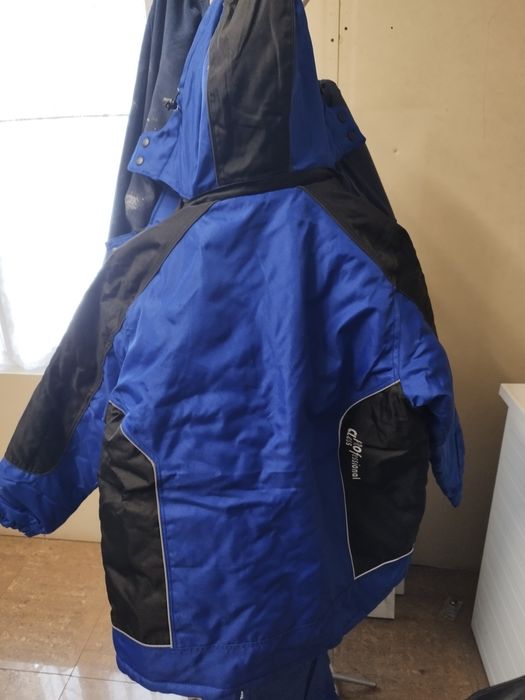 Ciuchy ochronne zimowe. Kurtka i spodnie