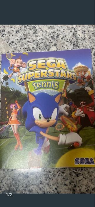 Manual jogo Ps3 Sonic SuperStar Tennis