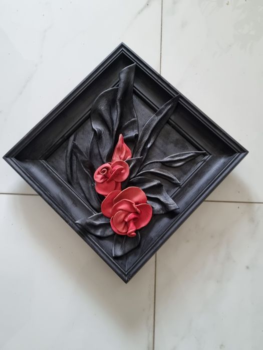 Obraz skórzany vintage