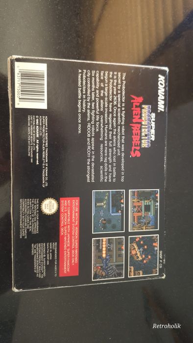 Super Probotector Nintendo SNES