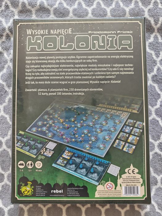 Wysokie napięcie: Kolonia - gra planszowa