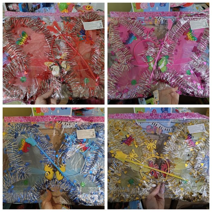 Крила метелика зі світлом обруч паличка спідниця костюм крылья бабочки