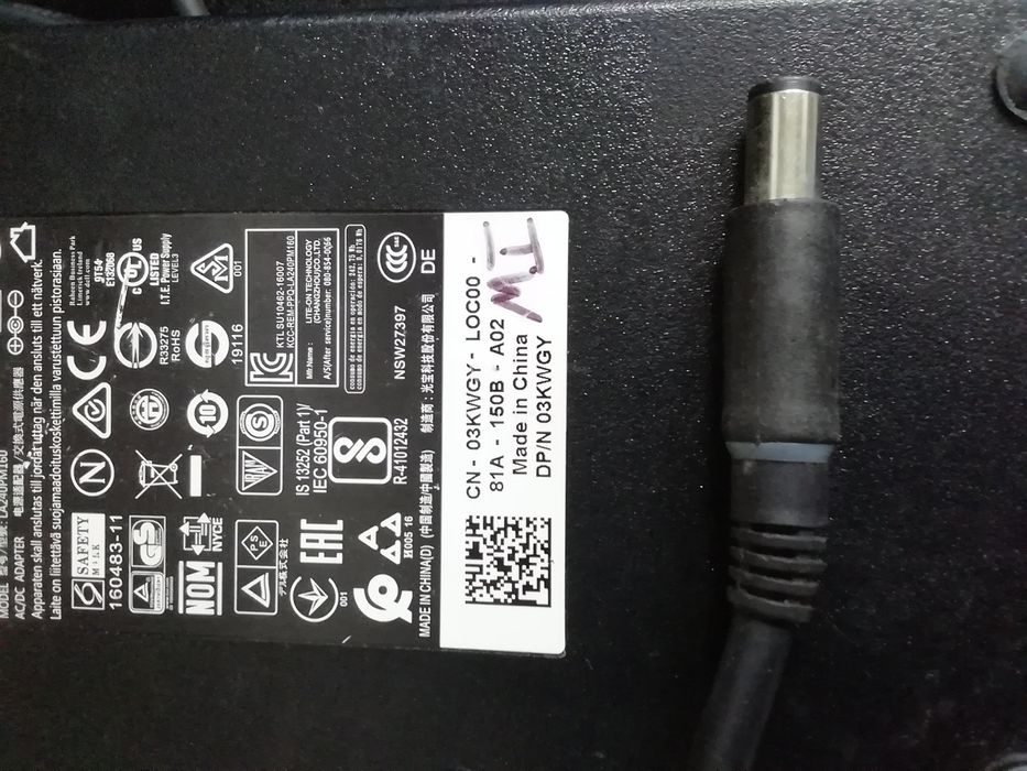 Zasilacz do laptopa Dell 240 w 19,5 V /12,3 A