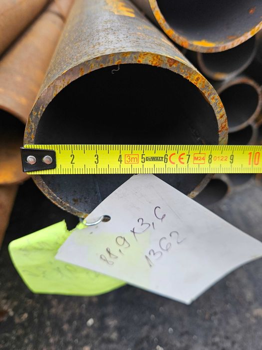 Rura rury ogrodzenie słupek płot słup byki krowy konie fi 88,9 mm