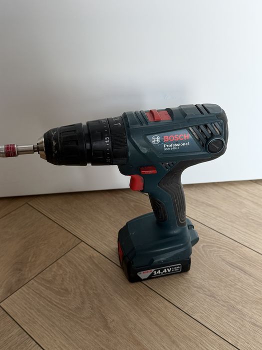 Wiertarko wkrętarka Bosh Professional GSR 140-Li + zestaw wierteł gratis